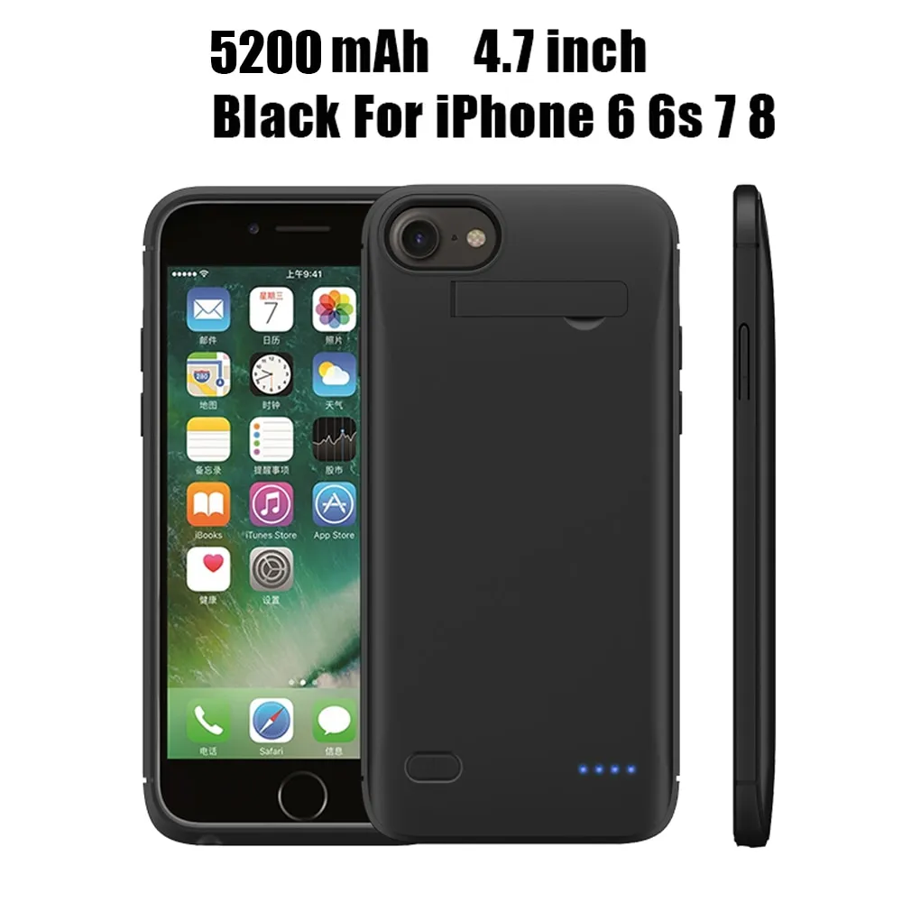 כיסוי מטען לאייפון 8 בקיבולת עוצמתית של 5200mAh