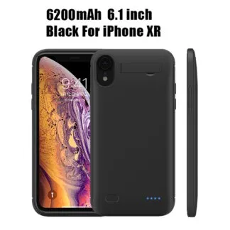 כיסוי מטען לאייפון XR בקיבולת עוצמתית של 6200mAh