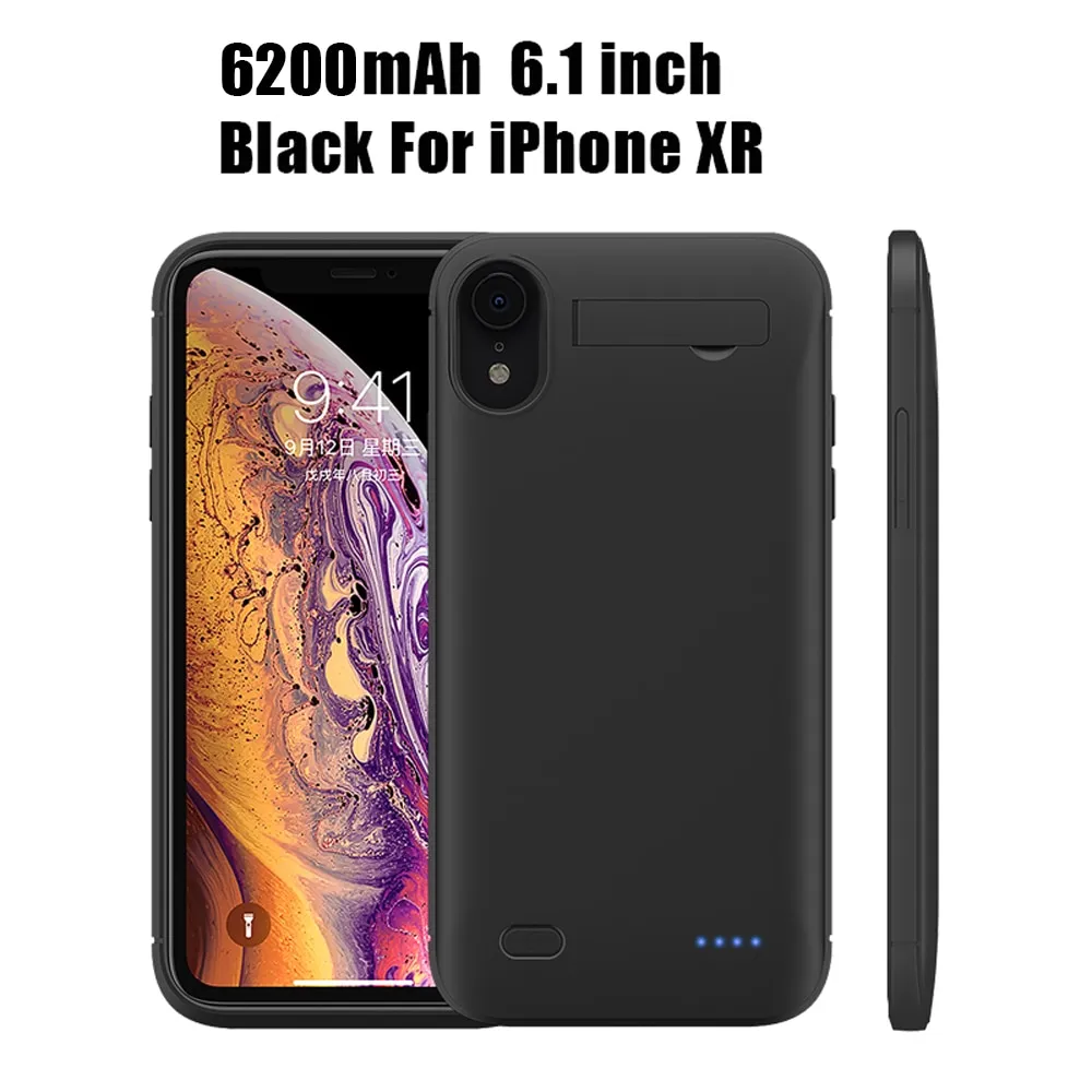כיסוי מטען לאייפון XR בקיבולת עוצמתית של 6200mAh