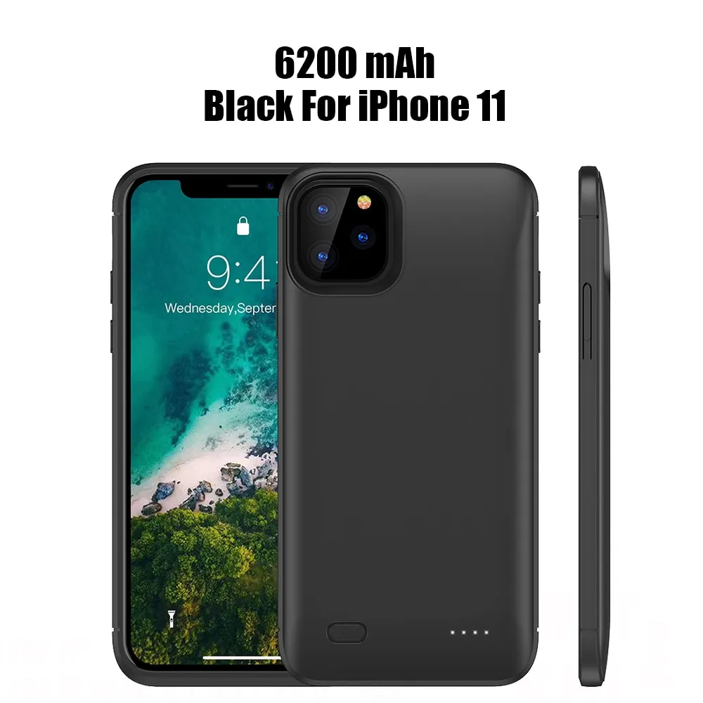 כיסוי מטען לאייפון 11 בקיבולת עוצמתית של 6200mAh