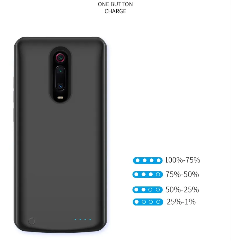 ⁦כיסוי מטען סוללה ל-Xiaomi Redmi K20 בקיבולת עוצמתית של 5000mAh⁩ – תמונה ⁦3⁩