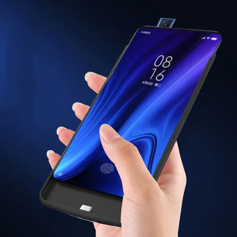 כיסוי מטען סוללה ל-Xiaomi Redmi K20 בקיבולת עוצמתית של 5000mAh