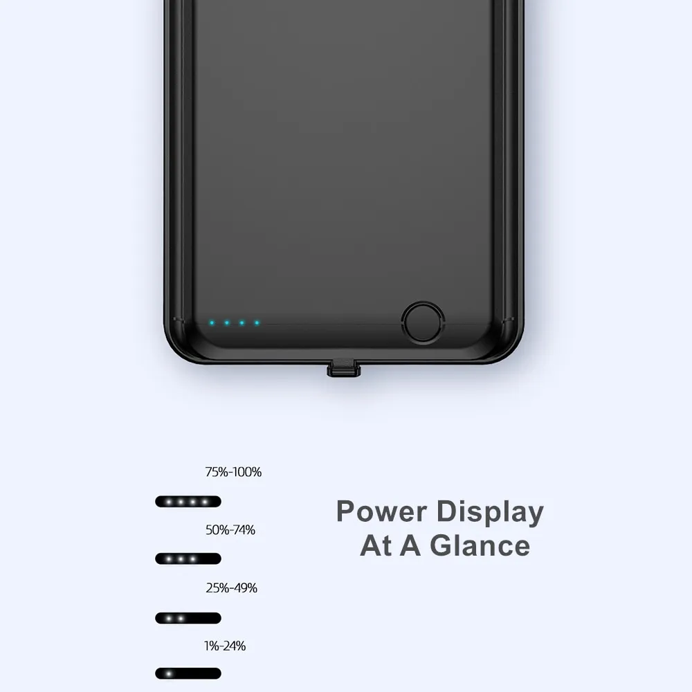 ⁦כיסוי מטען סוללה ל-Xiaomi Mi 8 בקיבולת עוצמתית של 10000mAh⁩ – תמונה ⁦3⁩