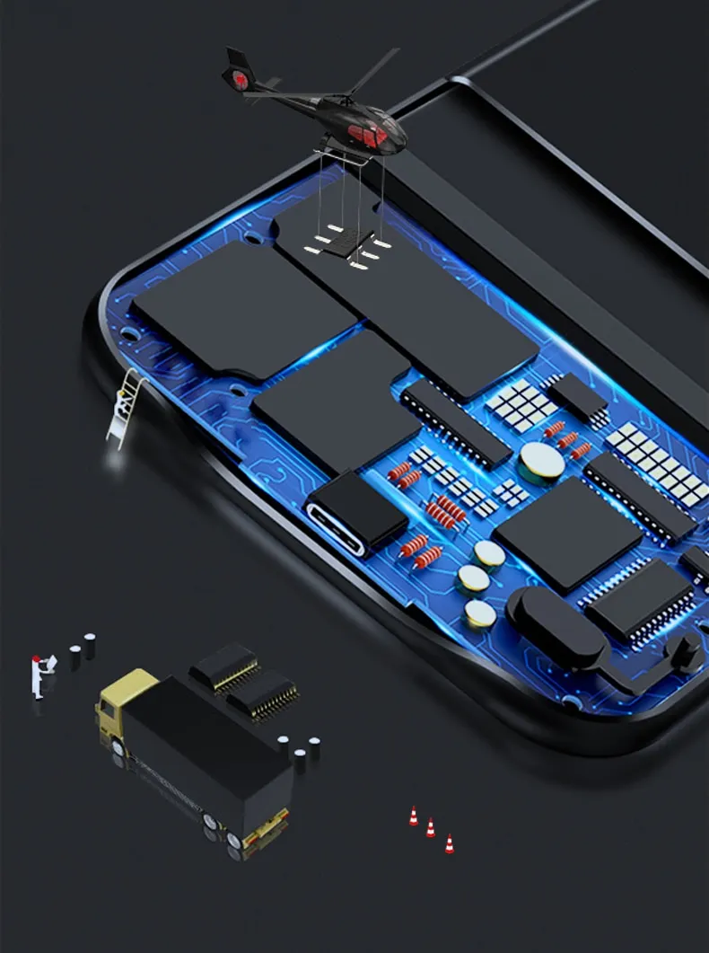 ⁦כיסוי מטען סוללה ל-Xiaomi Mi 10 Lite בקיבולת עוצמתית של 6800mAh⁩ – תמונה ⁦5⁩