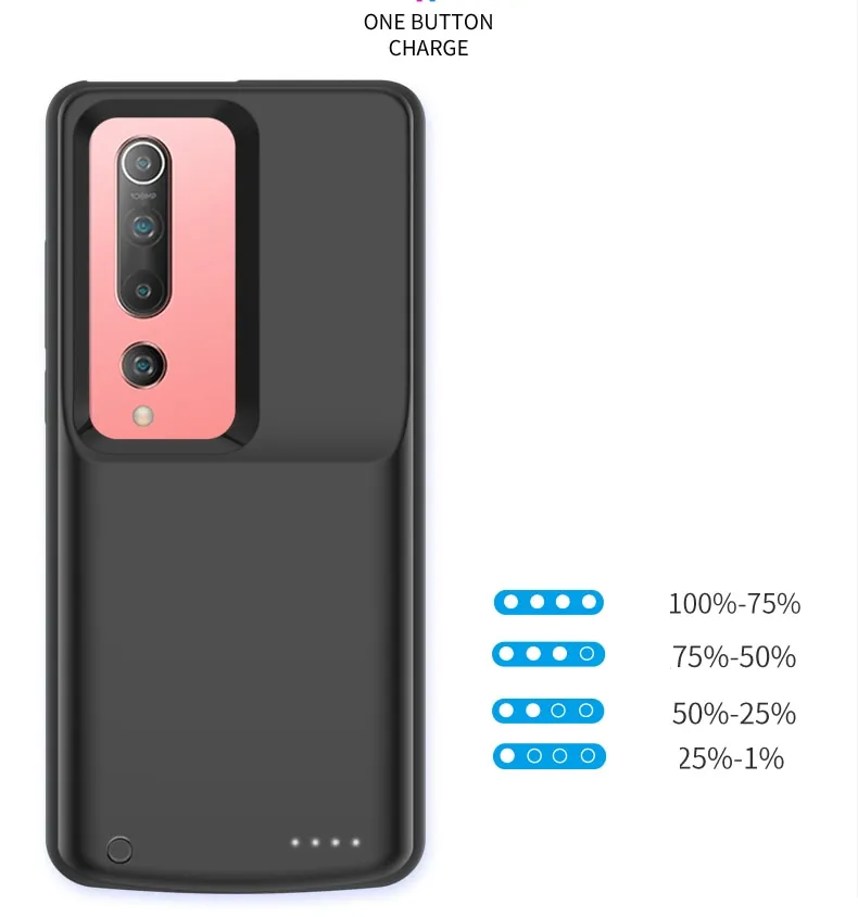 ⁦כיסוי מטען סוללה ל-Xiaomi Mi 10 PRO בקיבולת עוצמתית של 5000mAh⁩ – תמונה ⁦6⁩