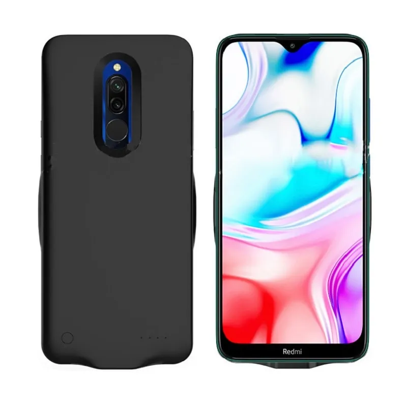 כיסוי מטען סוללה ל-Xiaomi Redmi 8 בקיבולת עוצמתית של 5000mAh