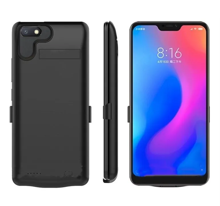 כיסוי מטען סוללה ל-Xiaomi Redmi 6 6A בקיבולת עוצמתית של 5000mAh