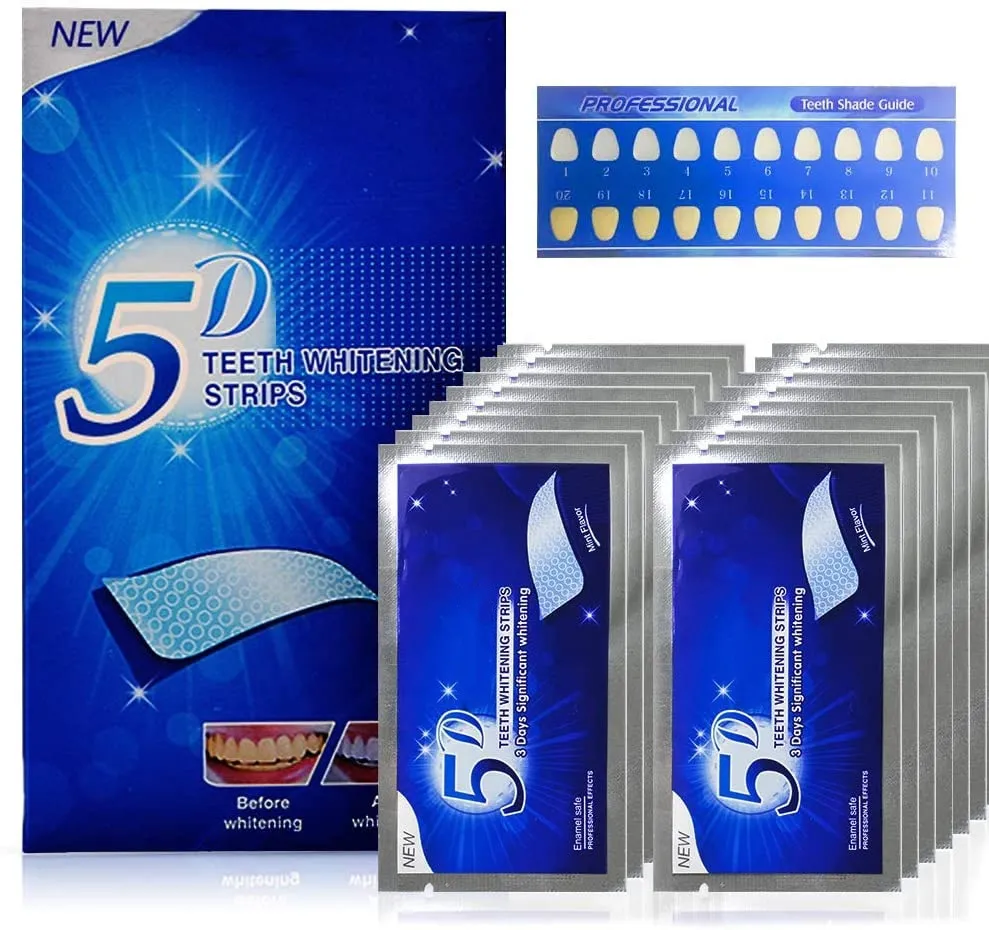 מדבקות להלבנת שיניים 5D – תמונה 6
