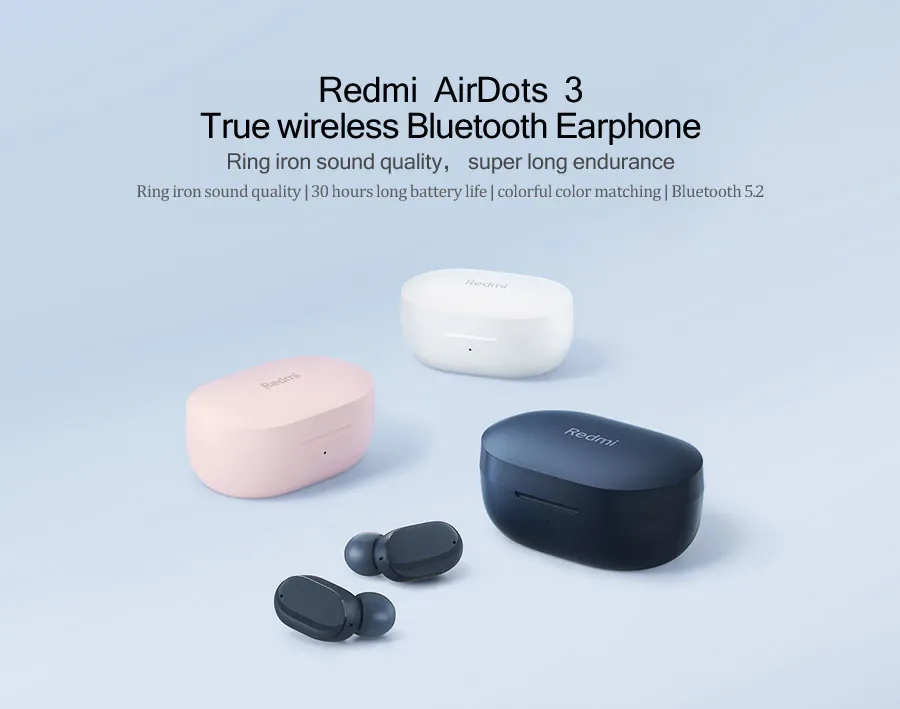 אוזניות אלחוטיות שיאומי Xiaomi Redmi AirDots 3