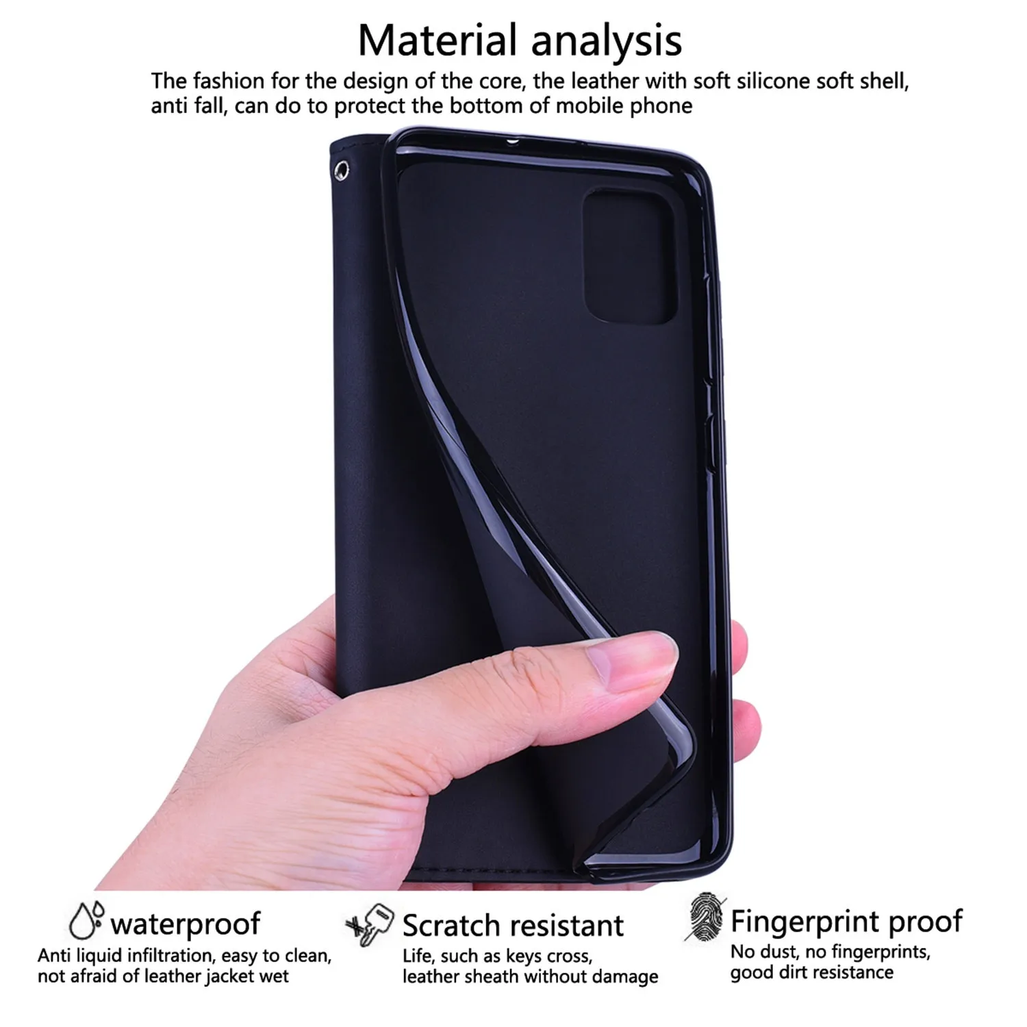נרתיק ארנק לSamsung Galaxy A31 עם מקום לכרטיסי אשראי – תמונה 6
