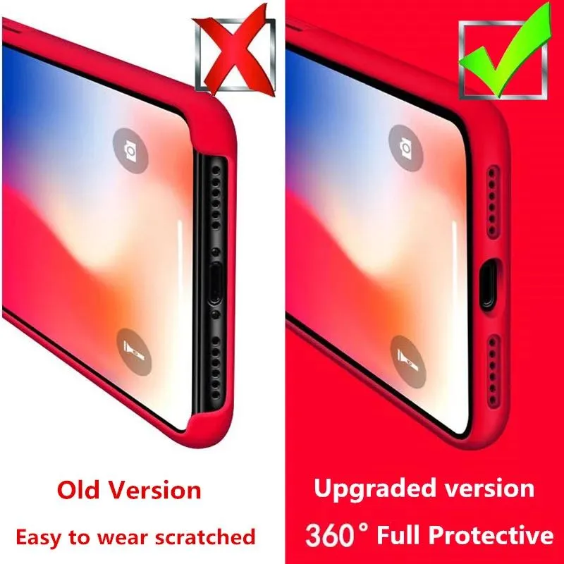 ⁦מגן סיליקון מקורי לאייפון iPhone XS⁩ – תמונה ⁦5⁩