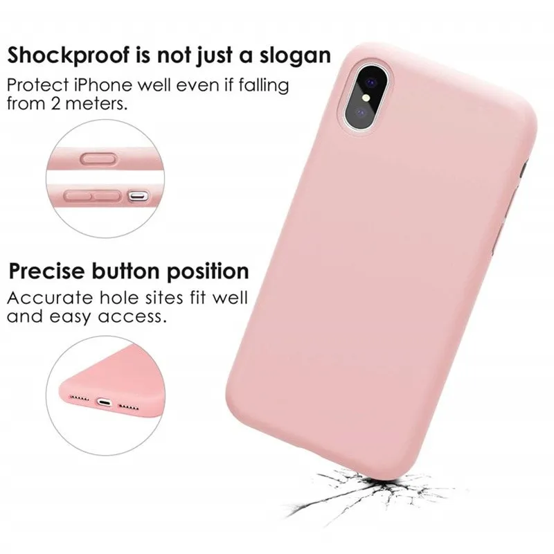 ⁦מגן סיליקון מקורי לאייפון iPhone 8⁩ – תמונה ⁦2⁩
