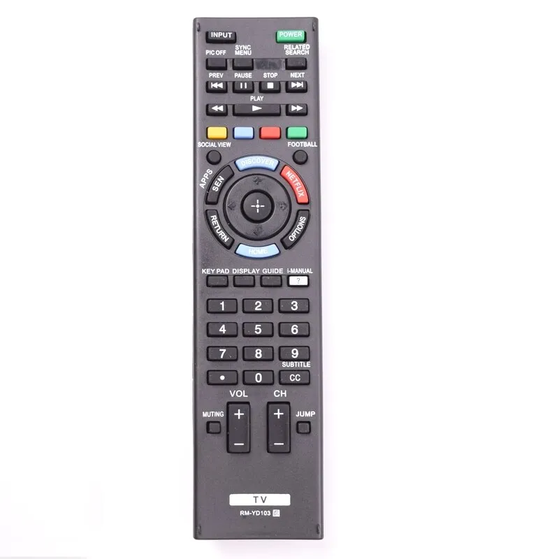 שלט לטלוויזיה חכמה סוני SONY SMART TV דגם D103 – תמונה 2