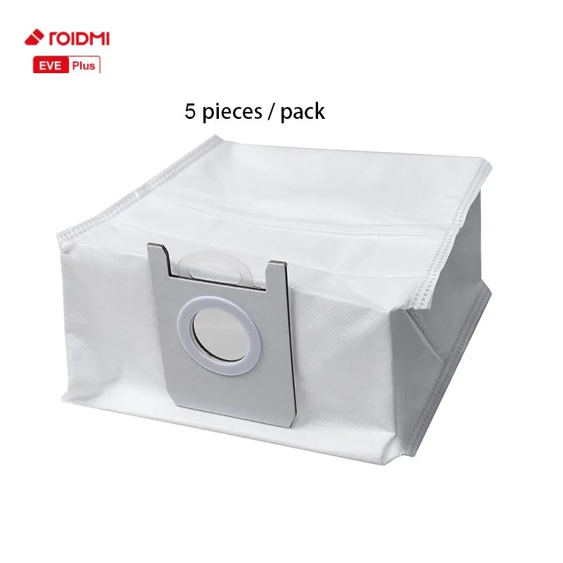 5 יחידות שק אבק לשואב אבק רובוטי Xiaomi ROIDMI EVE Plus - חלקים מקוריים