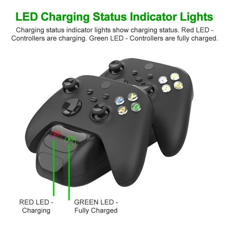 ⁦מטען זוגי לבקרי אקס בוקס Xbox Series X/S⁩ – תמונה ⁦2⁩