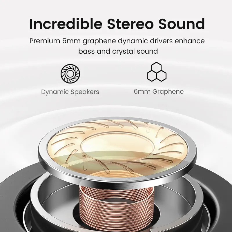 ⁦אוזניות אלחוטיות TWS המלאות מבית UGREEN - הדגם החדש HiTune T1⁩ – תמונה ⁦6⁩