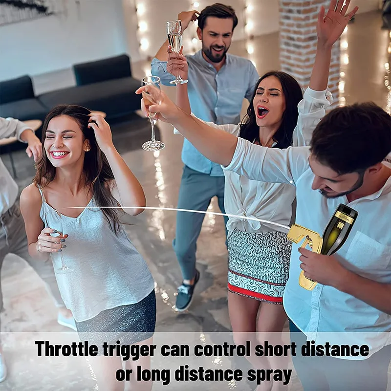 ⁦אקדח להתזת שמפניה, יין ובירות היישר מהבקבוק!⁩ – תמונה ⁦5⁩