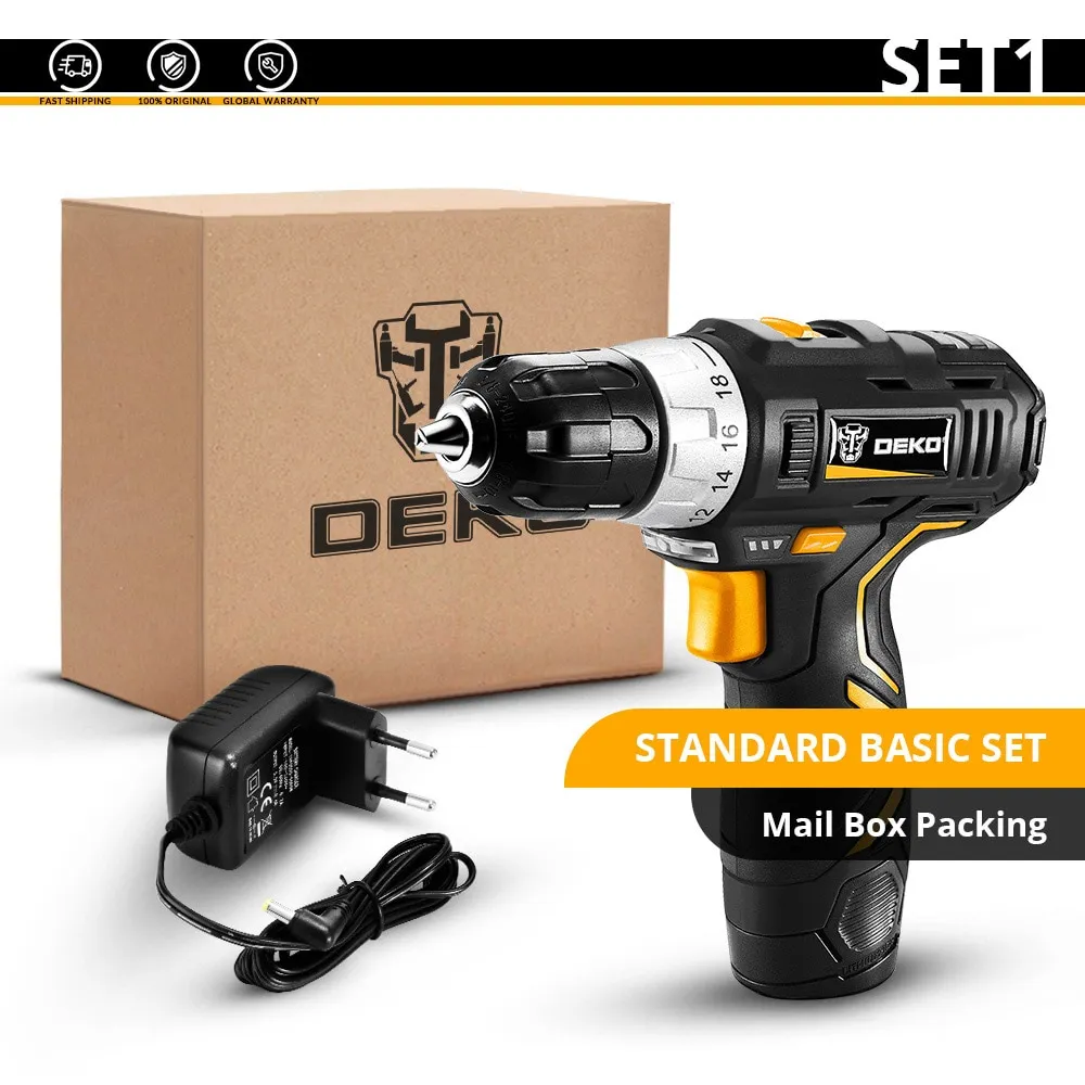 ⁦מברגה נטענת 12V מבית DEKO דגם GCD12DU3⁩ – תמונה ⁦5⁩