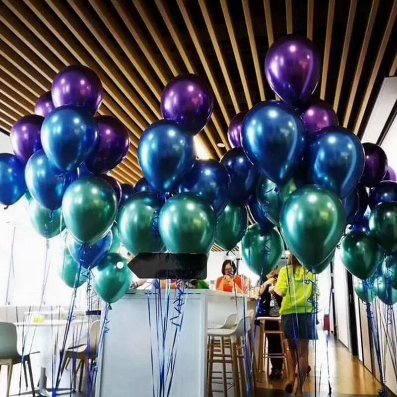 ⁦30 בלוני כרום במגוון צבעים לבחירה⁩ – תמונה ⁦2⁩