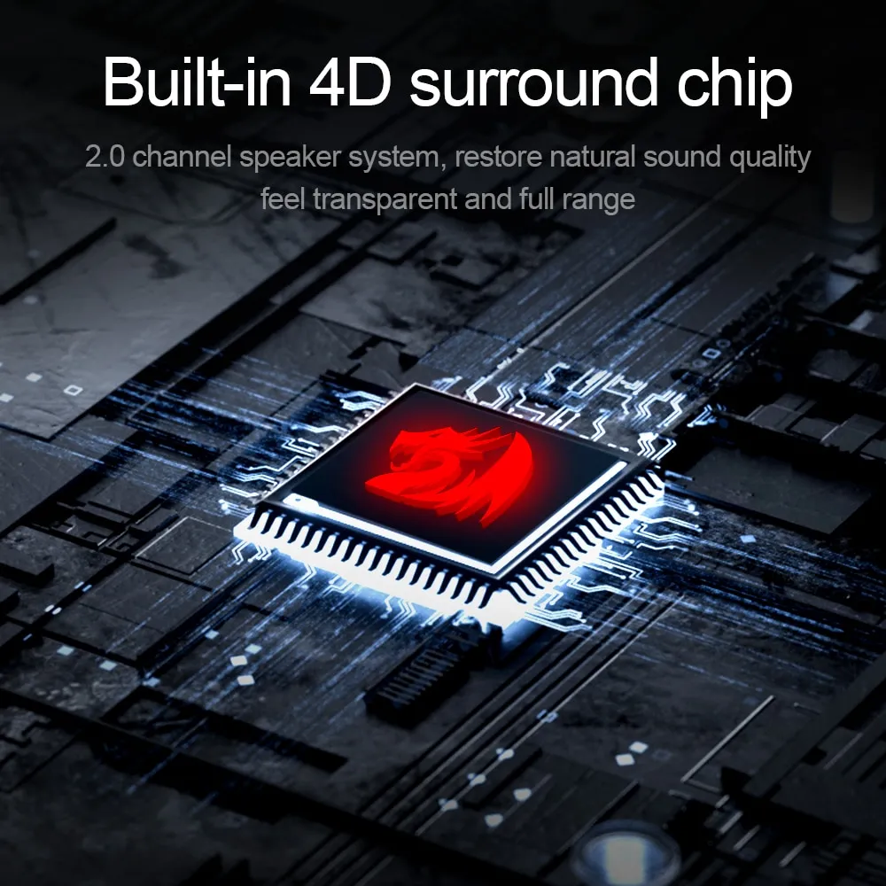 רמקולים למחשב מבית Redragon עם תאורה RGB – תמונה 4