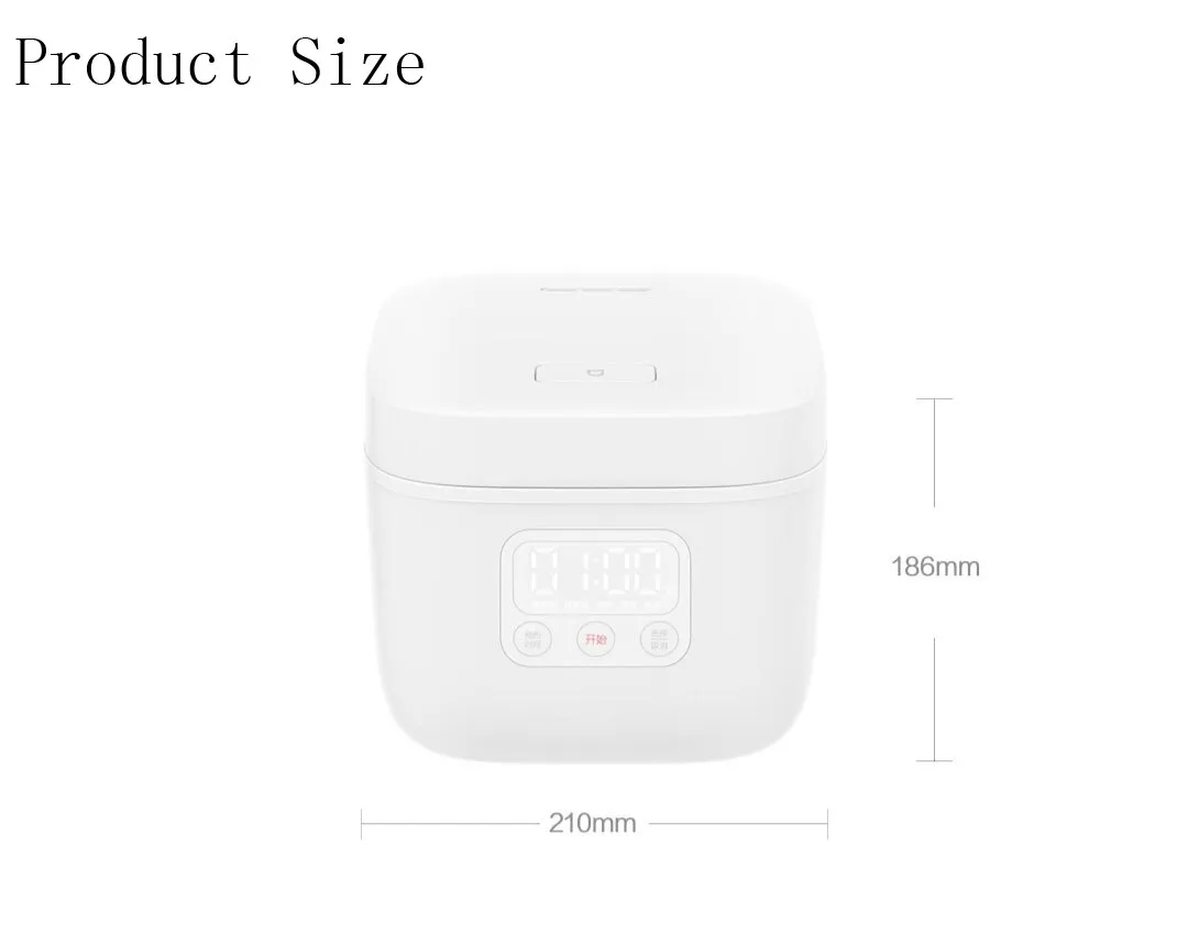 ⁦סיר אידוי אורז 1.6 ליטר Xiaomi XIAOMI Mijia DFB201CM שיאומי⁩ – תמונה ⁦7⁩