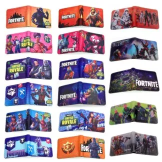 ארנק דמוי עור איכותי נפתח בעיצוב מדליק של Fortnite פורטנייט - מגוון צבעים ועיצובים לבחירה!
