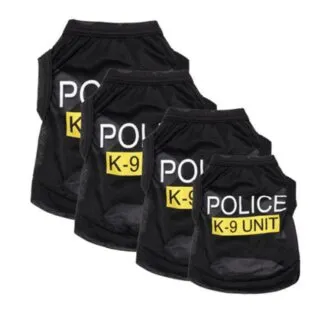 אפוד לכלב של כלב K-9 משטרתי