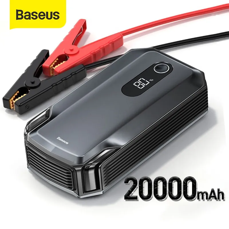 ⁦בוסטר התנעה לרכב מבית Baseus דגם חדש וחזק יותר 20,000mAh!⁩ – תמונה ⁦2⁩