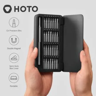 מברג מגנטי מבית HOTO כולל 28 ביטים