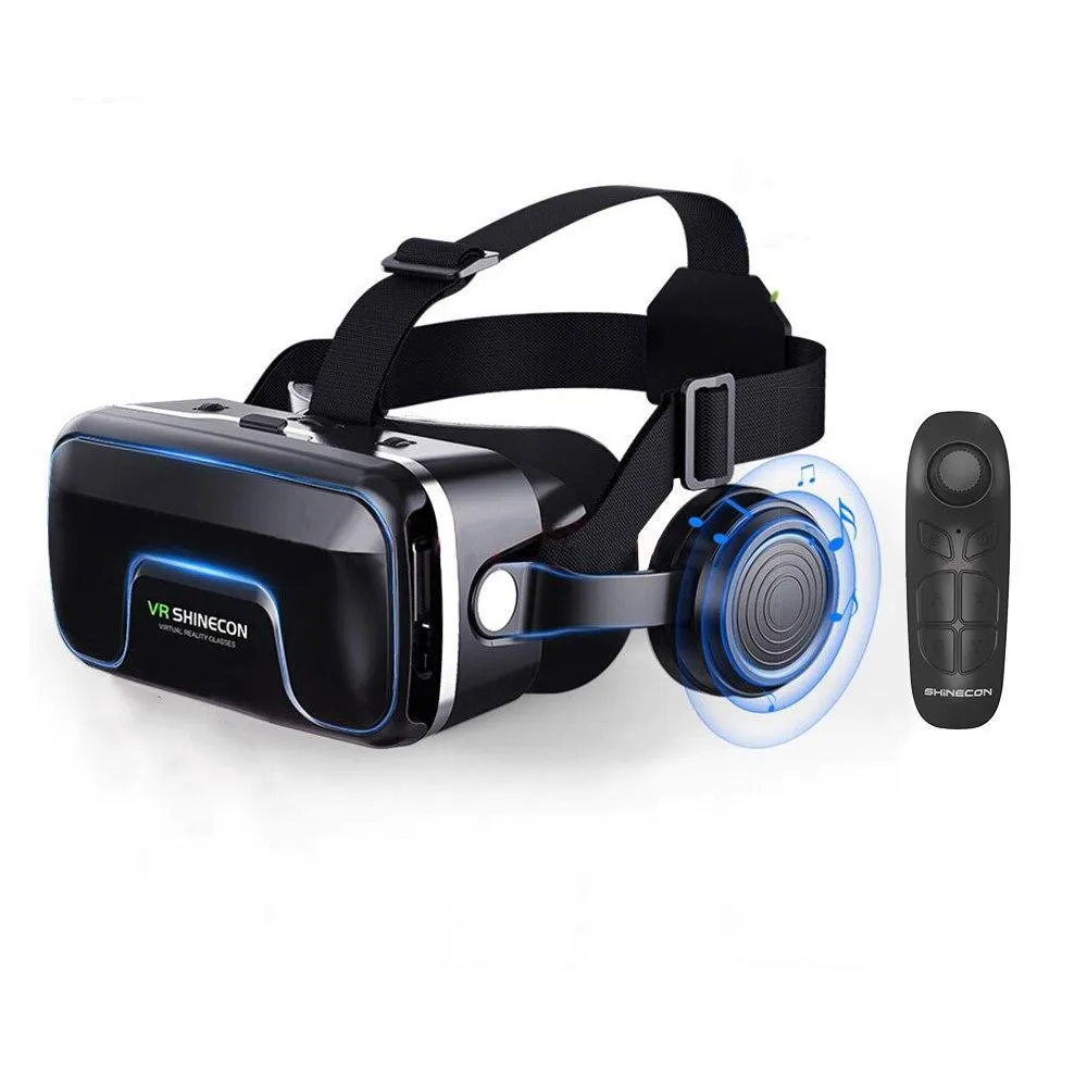 משקפי מציאות מדומה סטריאופוניים VR SHINECON 10.0 הדגם החדש ביותר!