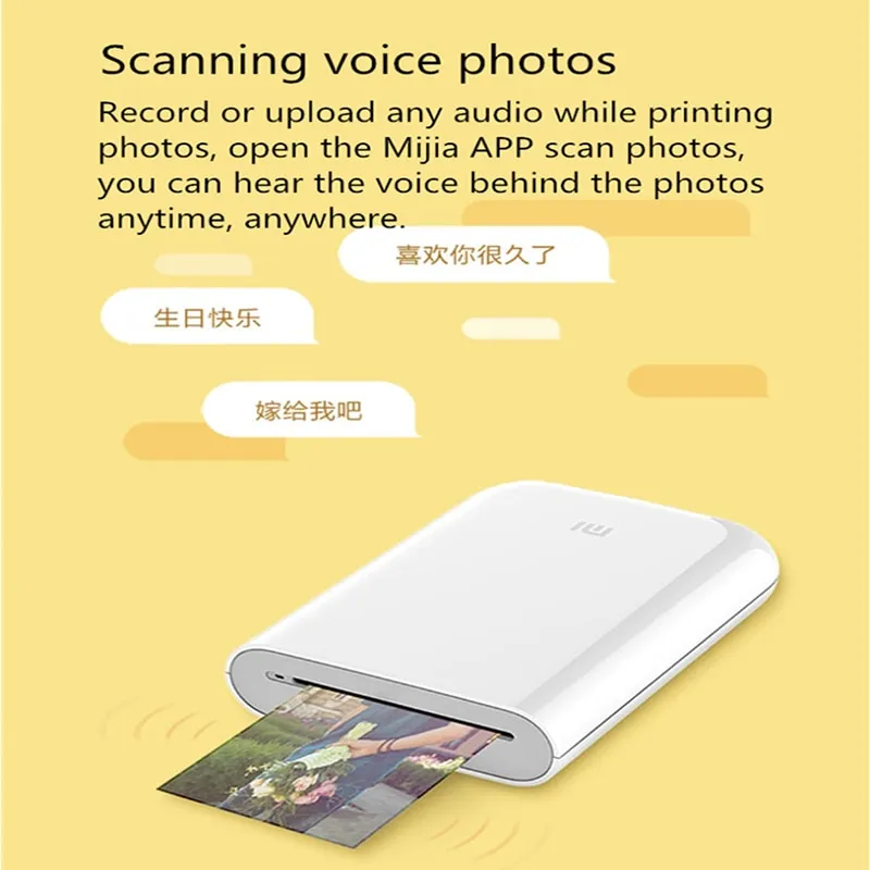 מדפסת תמונות אלחוטית ניידת Xiaomi Mi Portable Photo Printer – תמונה 4