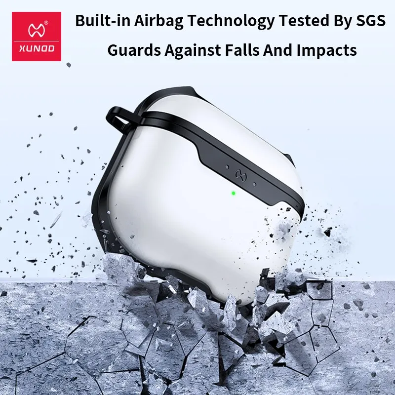 ⁦כיסוי קשיח ואלגנטי לאיירפודס פרו Apple AirPods Pro  מבית XUNDD⁩ – תמונה ⁦3⁩