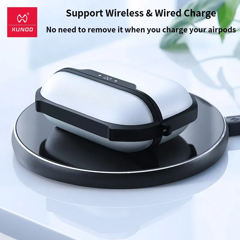 ⁦כיסוי קשיח ואלגנטי לאיירפודס פרו Apple AirPods Pro  מבית XUNDD⁩ – תמונה ⁦7⁩