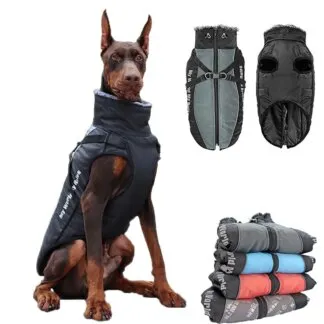 מעיל מחמם לכלב - עמיד בפני גשמים ורוחות