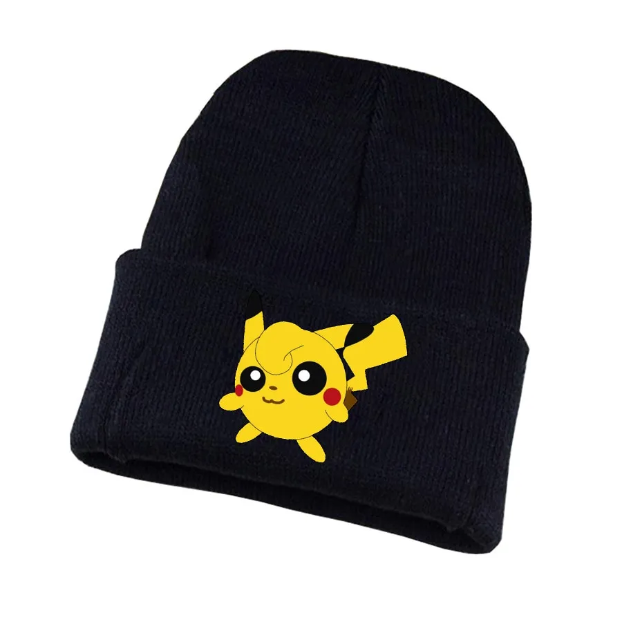 ⁦כובע צמר שחור פוקימון Pokemon⁩ – תמונה ⁦4⁩