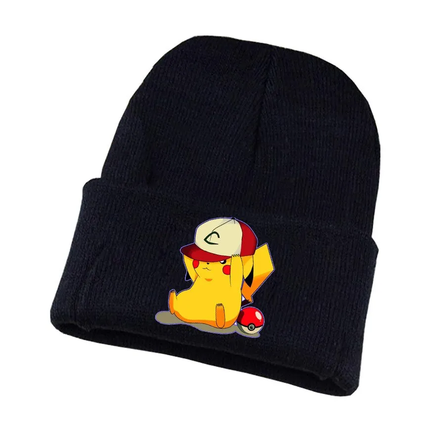 ⁦כובע צמר שחור פוקימון Pokemon⁩ – תמונה ⁦5⁩