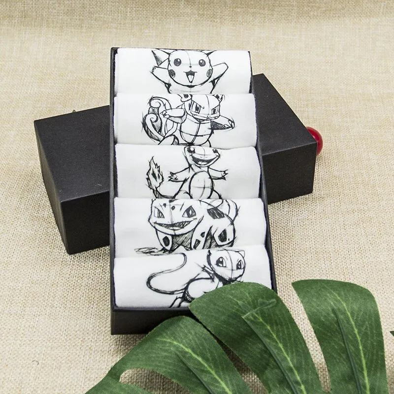 ⁦מארז 5 זוגות גרביים נדירות של פוקימון Pokemon⁩ – תמונה ⁦4⁩