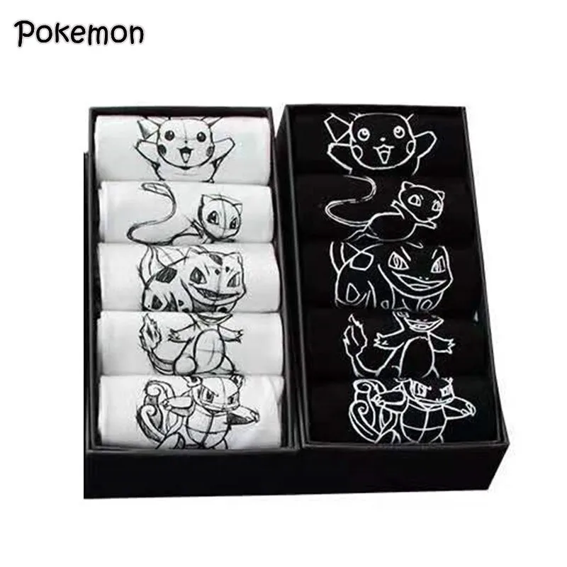 ⁦מארז 5 זוגות גרביים נדירות של פוקימון Pokemon⁩ – תמונה ⁦3⁩