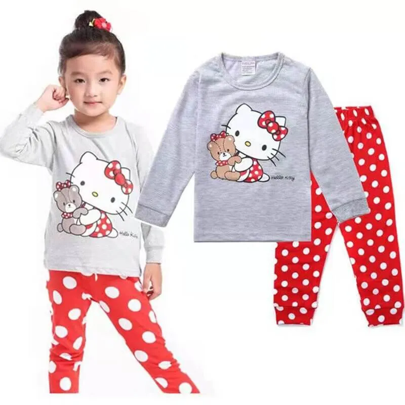 ⁦סט פיג’מה | הלו קיטי Hello Kitty⁩ – תמונה ⁦5⁩