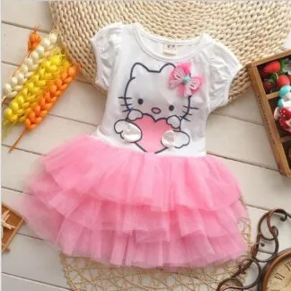 שמלת טוטו לילדות הלו קיטי Hello Kitty
