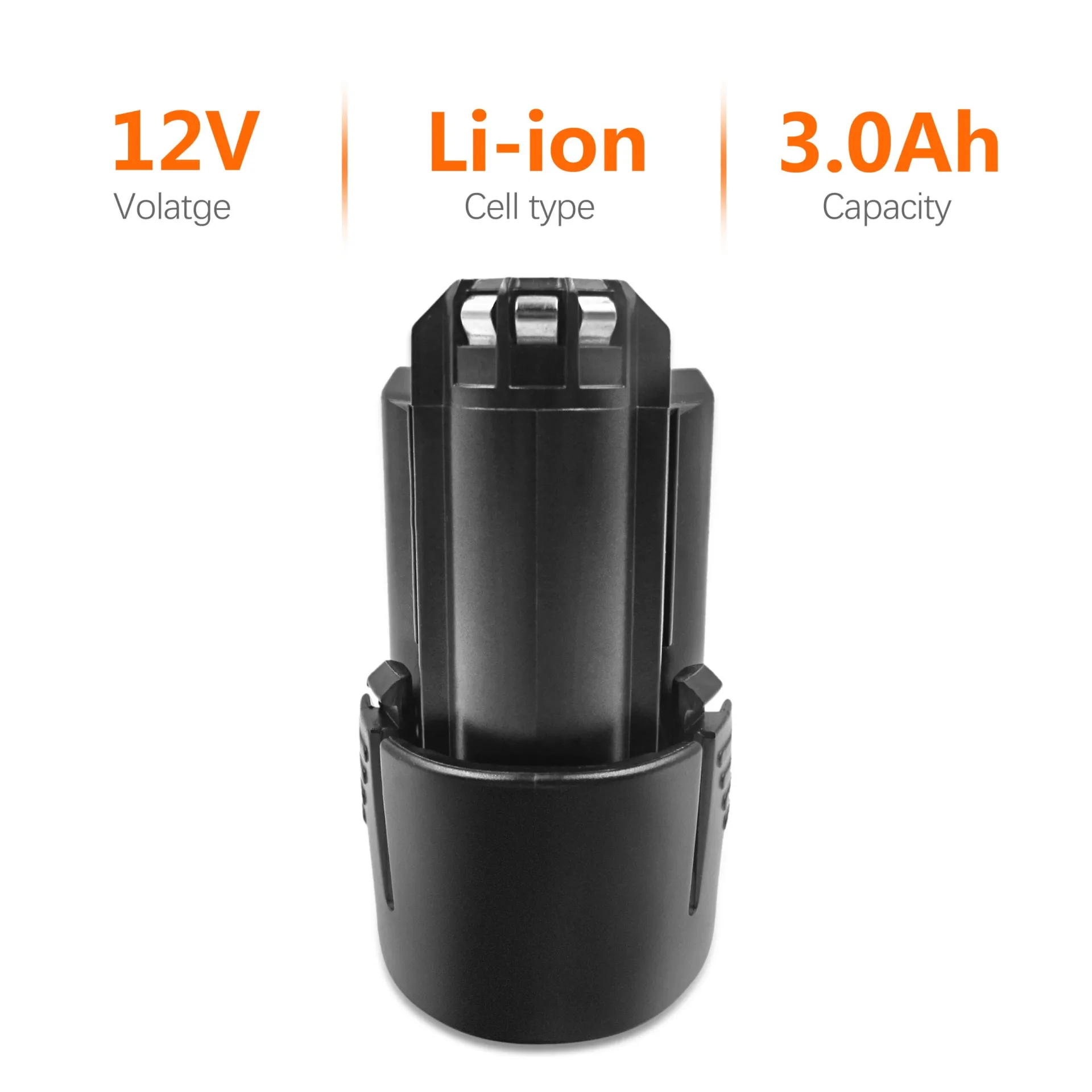 סוללה תואמת בוש Bosch Ni-MH 12V 3000mAh