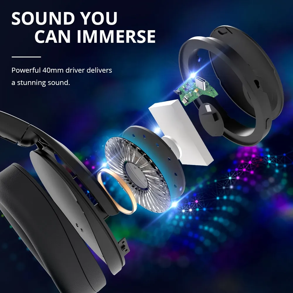 ⁦אוזניות קשת אלחוטיות Tronsmart Apollo Q10 ANC⁩ – תמונה ⁦4⁩