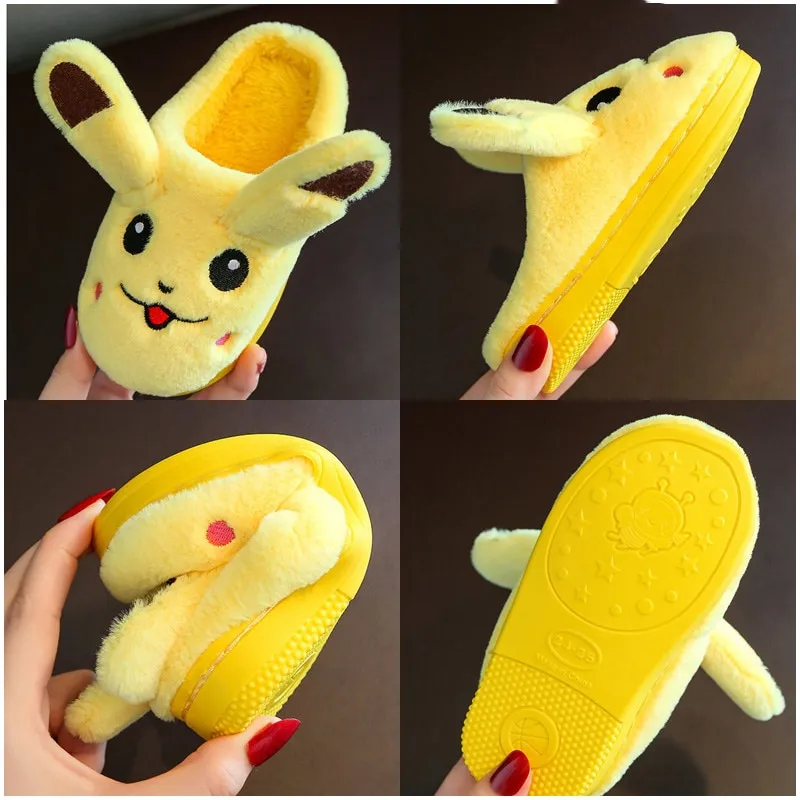 ⁦נעלי בית פרוותיות עם אוזניים - פוקימון Pokemon⁩ – תמונה ⁦5⁩