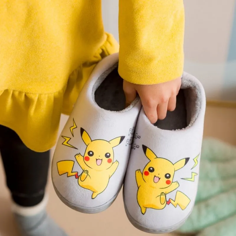 ⁦נעלי בית לחורף פיקאצ’ו פוקימון Pokemon⁩ – תמונה ⁦4⁩