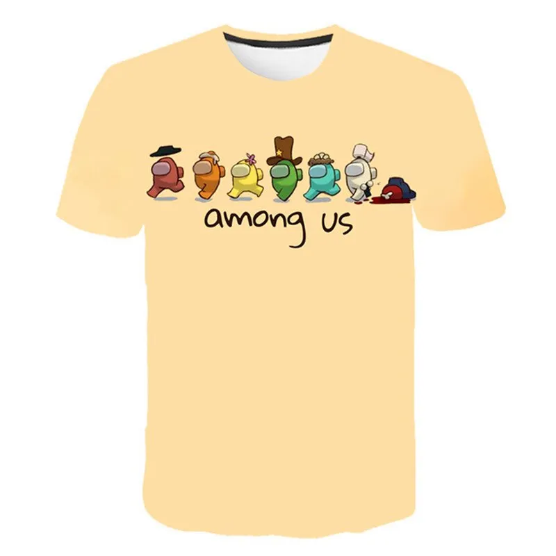 חולצות טי שירט קצרות לילדים - אמונג אס Among Us – תמונה 3