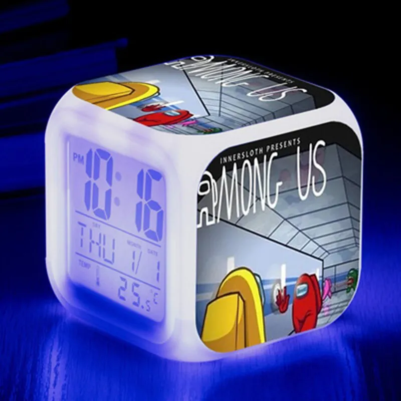 ⁦שעון מעורר קובייה – אמונג אס Among Us⁩ – תמונה ⁦3⁩