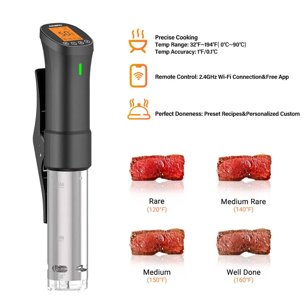 ⁦מכשיר בישול מקצועי סו-ויד Inkbird ISV-200W!⁩ – תמונה ⁦4⁩