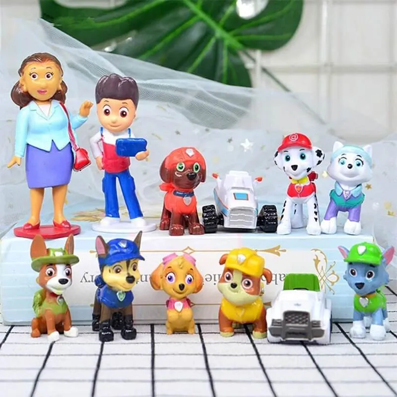 סט 12 דמויות יחידת החילוץ – מפרץ הרפתקאות Paw Patrol