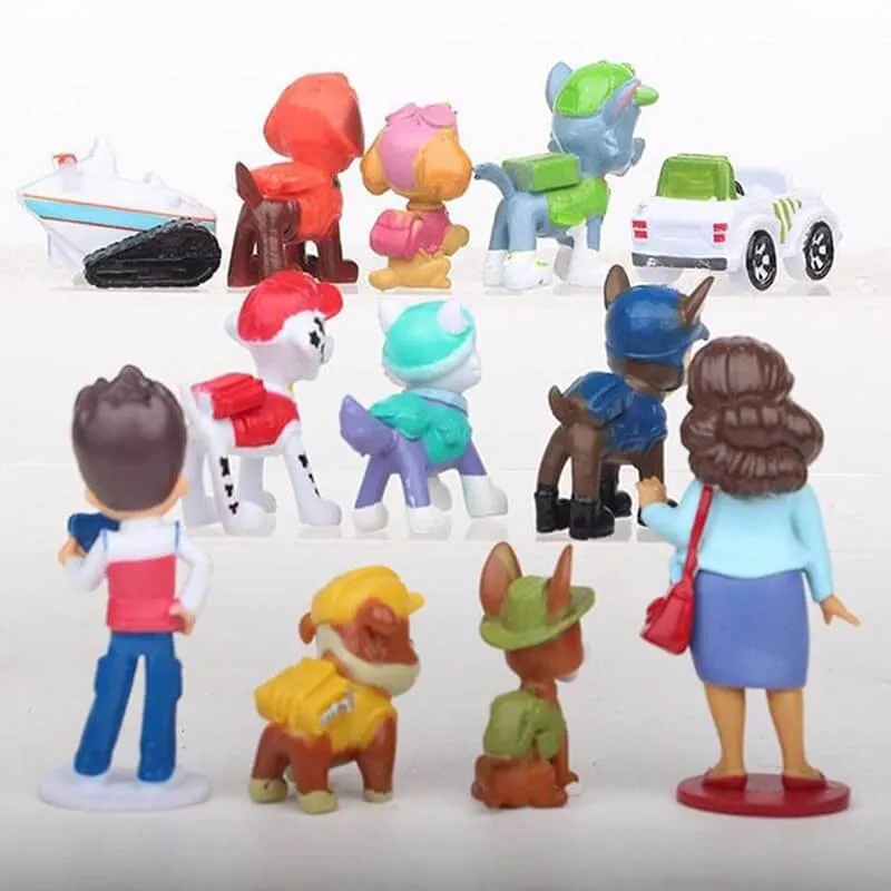 ⁦סט 12 דמויות יחידת החילוץ – מפרץ הרפתקאות Paw Patrol⁩ – תמונה ⁦4⁩