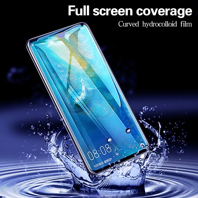 ⁦4 מגני מסך סיליקון לוואווי Huawei P20 P30 P40 Lite Pro P P30 Mate 20 30 40 Lite Pro⁩ – תמונה ⁦7⁩